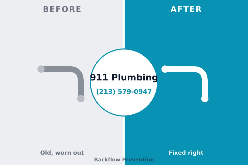 Before and after: plumbing company Richwood, OH
